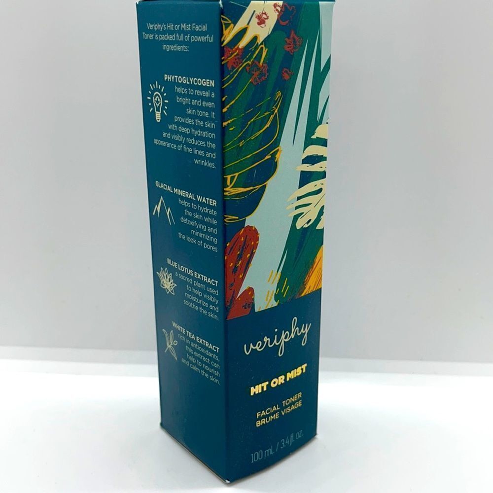 NIB Veriphy Skincare Hit or Mist Facial Toner - Picture 2 of 3